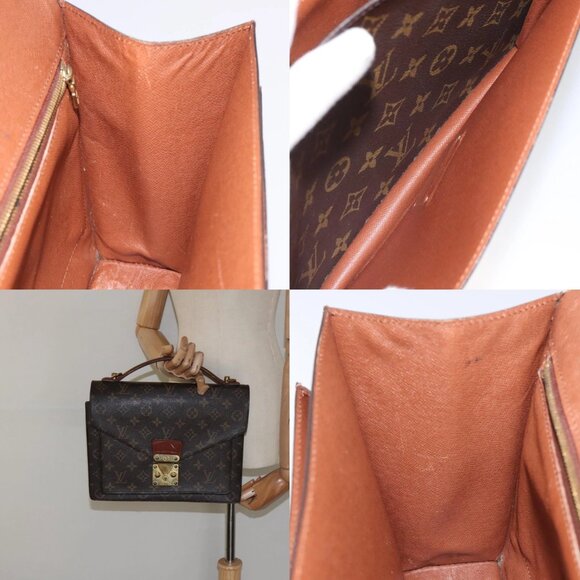 LOUIS VUITTON Monogram Monceau 28 Hand Bag M51185 LV Auth 122257 - Picture 15 of 15